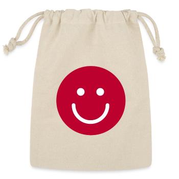 Flag of Japan with Smile face - Reusable Gift Bag - Natural - Front