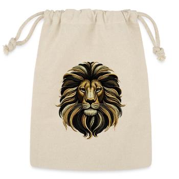 Majestic Lion Mane Crest - Reusable Gift Bag - Natural - Front