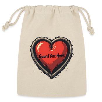 Guard Your Heart - Reusable Gift Bag - Natural - Front