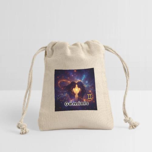 Gemini zodiac designs, constellations, universe - Reusable Gift Bag