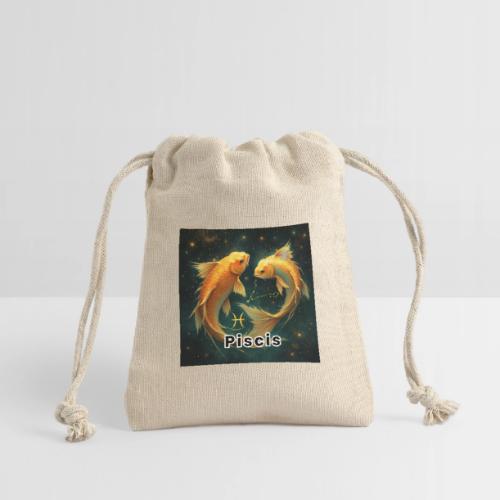 Pisces zodiac designs, constellations, universe - Reusable Gift Bag