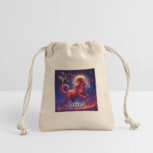 Aries zodiac designs, constellations, universe - Reusable Gift Bag