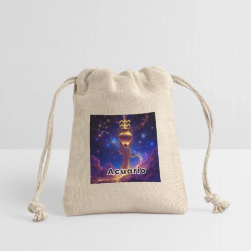 Aquarius zodiac designs, constellations, universe - Reusable Gift Bag