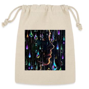 Face of Rain: Rainbow Melody - Reusable Gift Bag - Natural - Front