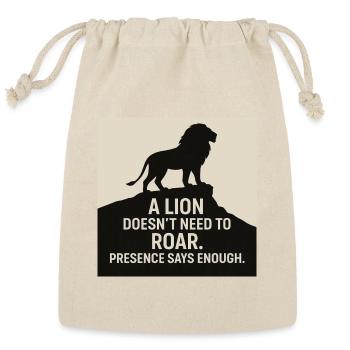 Silent Strength - Reusable Gift Bag - Natural - Front