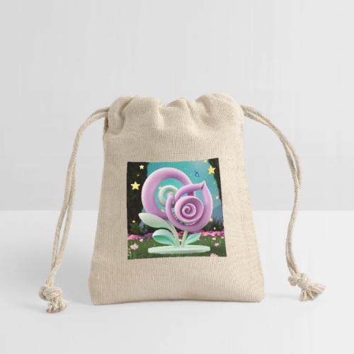 Lila Bloom | Double Floral Eco-Inspired Art - Reusable Gift Bag