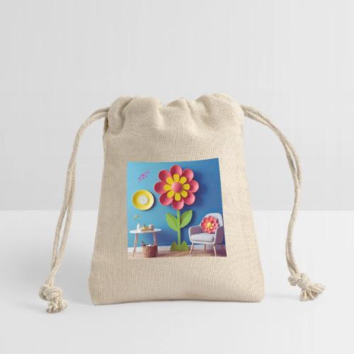 Flower design and harmony of environmental well-be - Reusable Gift Bag