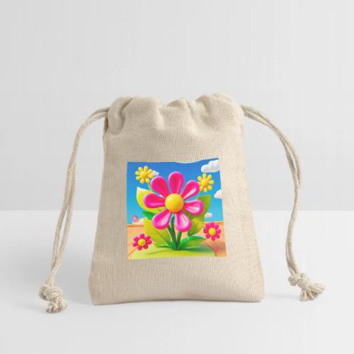 Pink Floral Peace | Sky & Nature Design - Reusable Gift Bag