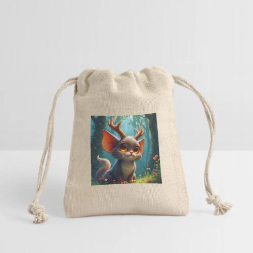 Magical Forest Creature with Deer Horns - Reusable Gift Bag