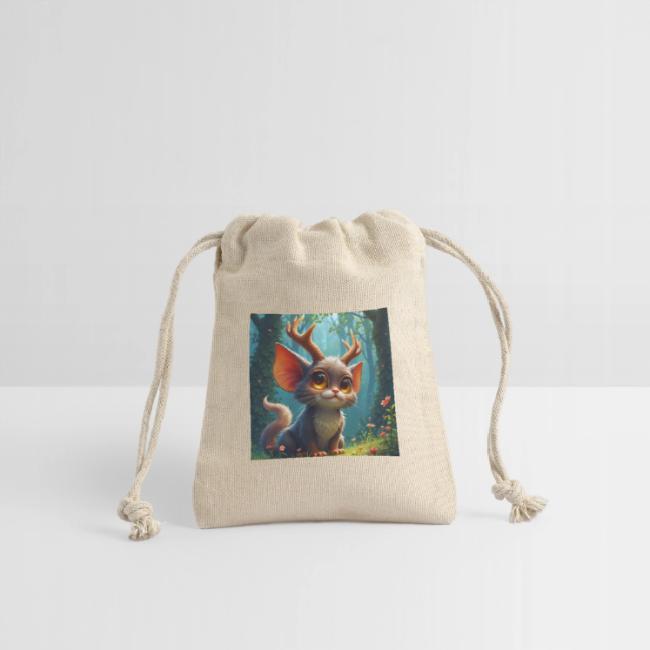 Magical Forest Creature with Deer Horns