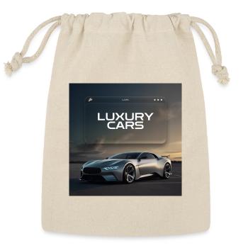 Luxury Car Minimalist Illustration - Reusable Gift Bag - Natural - Front