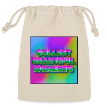 Collect Beautiful Moments - Reusable Gift Bag - Natural - Front