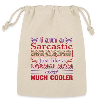 Good mom  - Reusable Gift Bag - Natural - Front