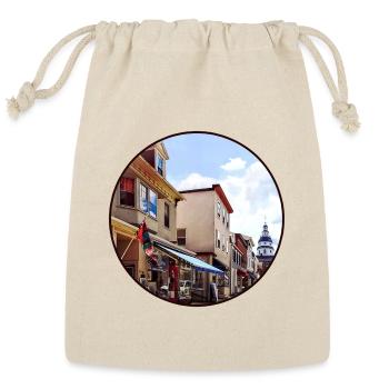 Annapolis MD - Shops on Maryland Avenue - Reusable Gift Bag - Natural - Front