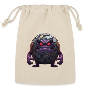 Debt Monster - Cashflow Collection - Reusable Gift Bag - Natural - Front