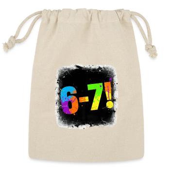 Neon Rainbow 6-7 Splash - Reusable Gift Bag - Natural - Front