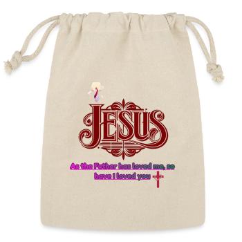 Joy to the World's Savior - Reusable Gift Bag - Natural - Front