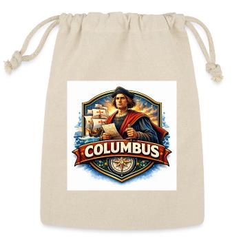 Seafaring Explorer Crest - Reusable Gift Bag - Natural - Front