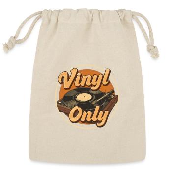 A Unique, Nostalgic, and Stylish Music Culture Top - Reusable Gift Bag - Natural - Front
