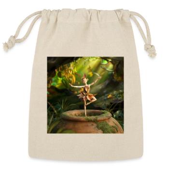 Elegance  - Reusable Gift Bag - Natural - Front