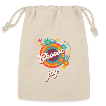 Life – Choose Joy - Reusable Gift Bag - Natural - Front
