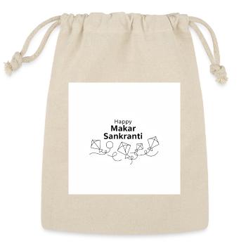 Makar Sankranti Kite Joy - Reusable Gift Bag - Natural - Front