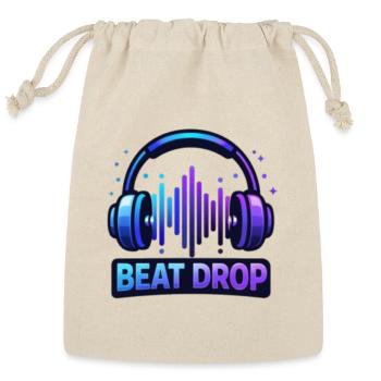 Beat Drop Neon Headphones - Reusable Gift Bag - Natural - Front