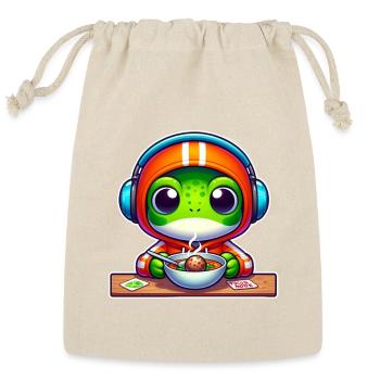 Focus Mode - Frog Edition Series - Reusable Gift Bag - Natural - Front