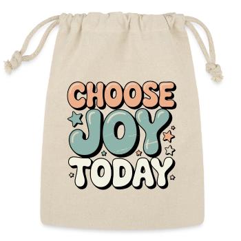 Choose Joy Today - Reusable Gift Bag - Natural - Front