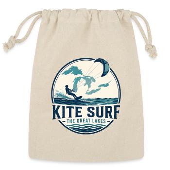Kite Surf Great Lakes Logo Tee - Reusable Gift Bag - Natural - Front