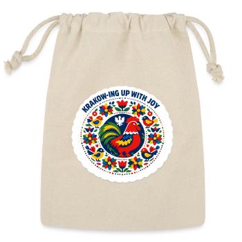 Krakow-ing Up With Joy - Reusable Gift Bag - Natural - Front
