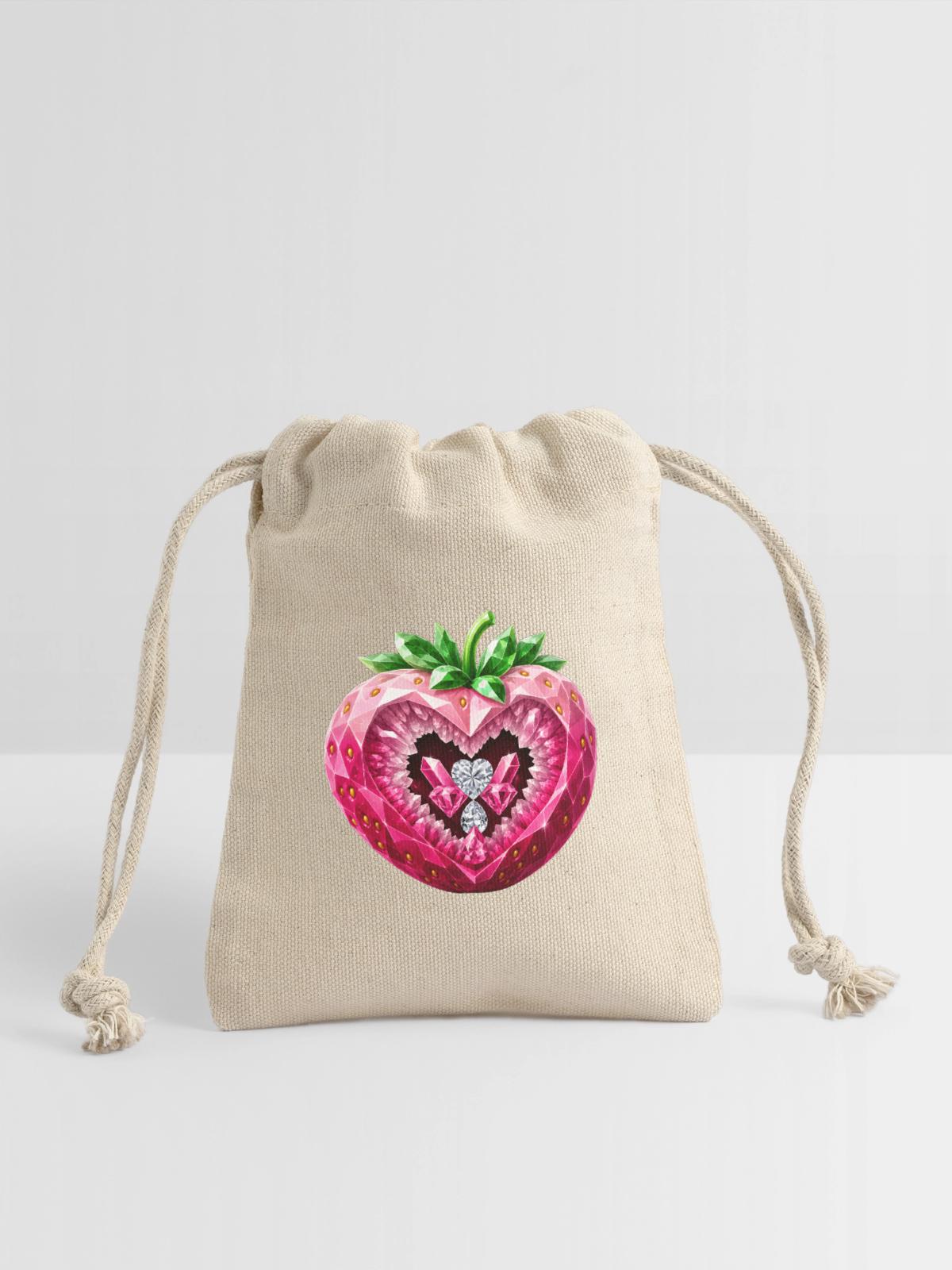 UNIQUELY DELICIOUS - Reusable Gift Bag - Natural - Front