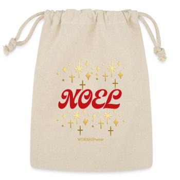 Christmas collection ✨️ Noel  - Reusable Gift Bag - Natural - Front