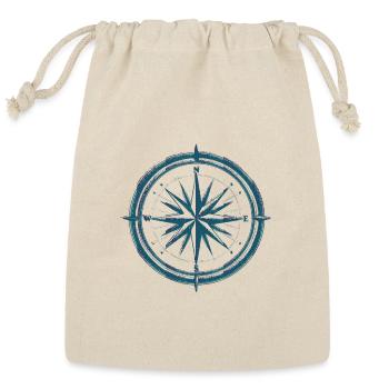 Celestial Compass Constellation T-Shirt - Reusable Gift Bag - Natural - Front