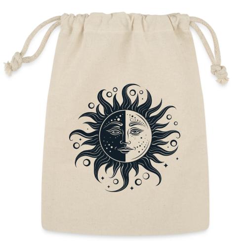 Harmonious Sun and Moon - Spiritual Design - Reusable Gift Bag