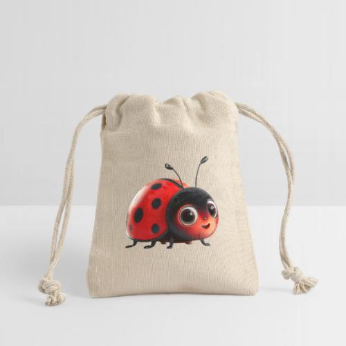 Adorable Cartoon Ladybug with Big Eyes - Reusable Gift Bag