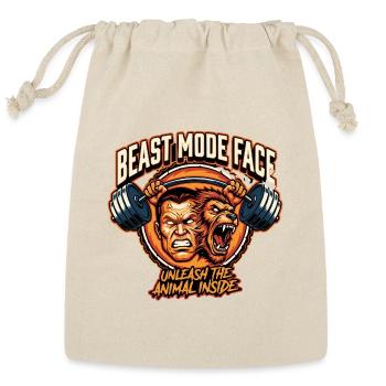 cool Gym motivation design for t-shirts, Hoodies  - Reusable Gift Bag - Natural - Front