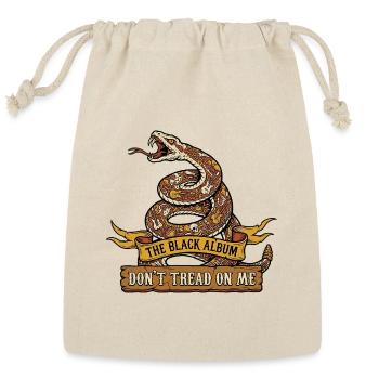 Heavy Metal Snake Don't Tread On Me - Reusable Gift Bag - Natural - Front