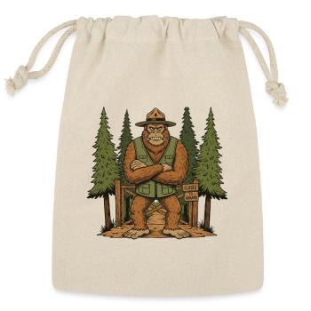 Bigfoot_Ranger - Reusable Gift Bag - Natural - Front