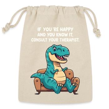 If You're Happy And You Know It - Reusable Gift Bag - Natural - Front