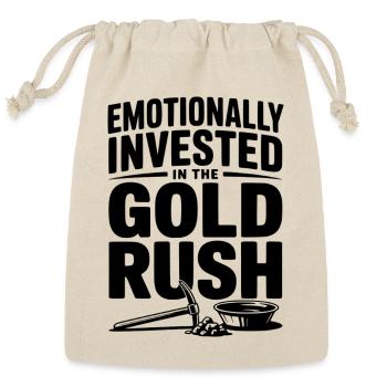 Emotionally Invested in the Rush - Reusable Gift Bag - Natural - Front