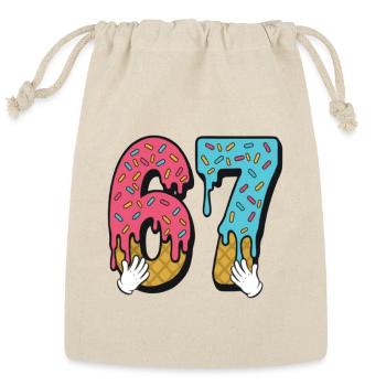 Sick Seven 6 7 Six seven Halloween Meme 6 7  - Reusable Gift Bag - Natural - Front