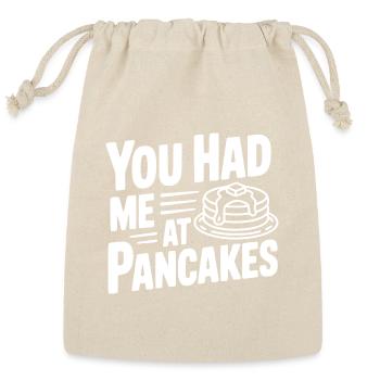 You Had Me at Pancakes - Reusable Gift Bag - Natural - Front
