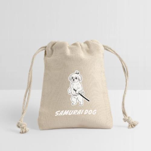Samurai Maltese Katana Warrior Dog Tee - Reusable Gift Bag
