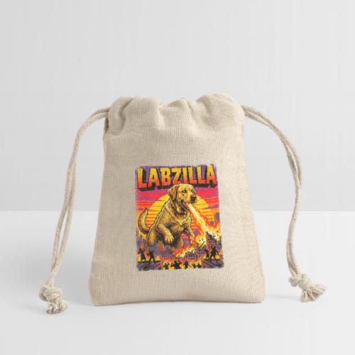 Labzilla Giant Yellow Labrador Monster Tee - Reusable Gift Bag