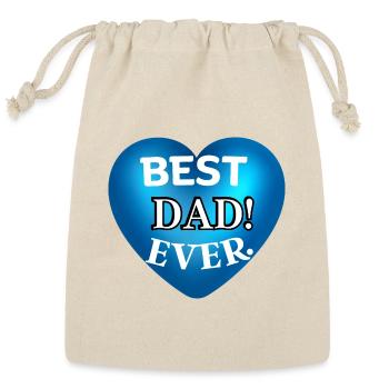  BEST DAD EVER Collection! - Reusable Gift Bag - Natural - Front