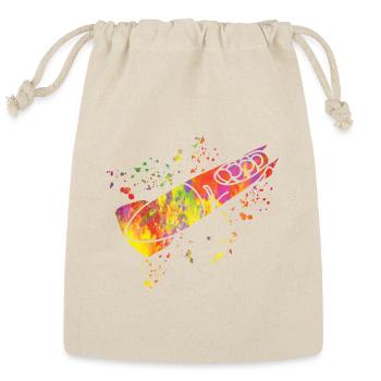 Bobsleigh Team Push Start Bobsled - Reusable Gift Bag - Natural - Front