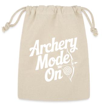 Archery Mode On - Reusable Gift Bag - Natural - Front