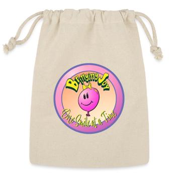 Joy, The Balloon - Reusable Gift Bag - Natural - Front
