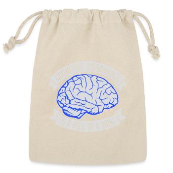 Cognitive Dissonance Is A Hell Of A Drug Saying - Reusable Gift Bag - Natural - Front